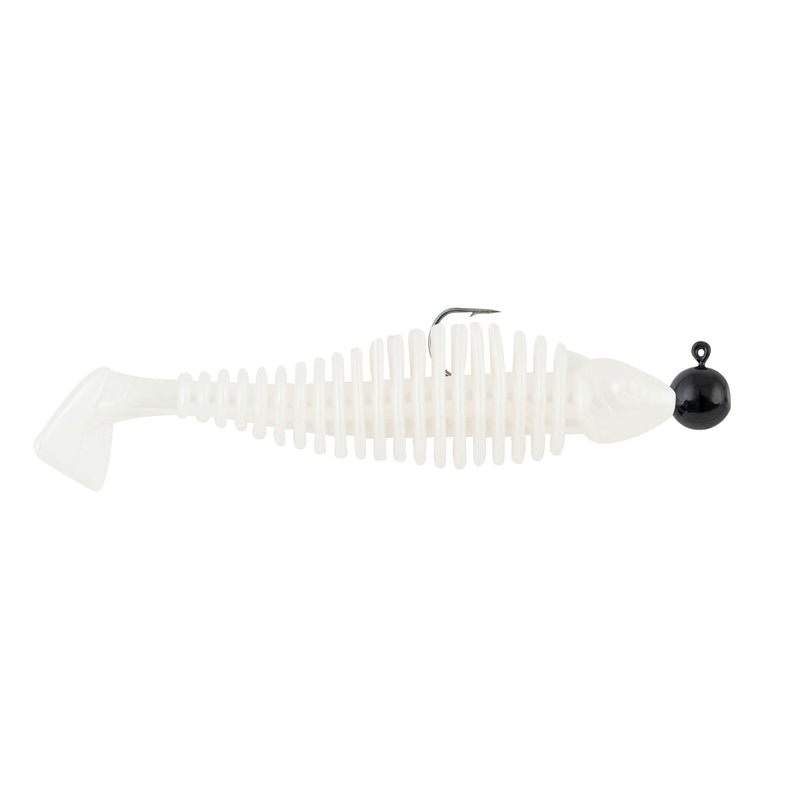 Matzuo Gaikotsu Rigged Swim Tails 2.5 1/8 Oz Qty 3 Pearl