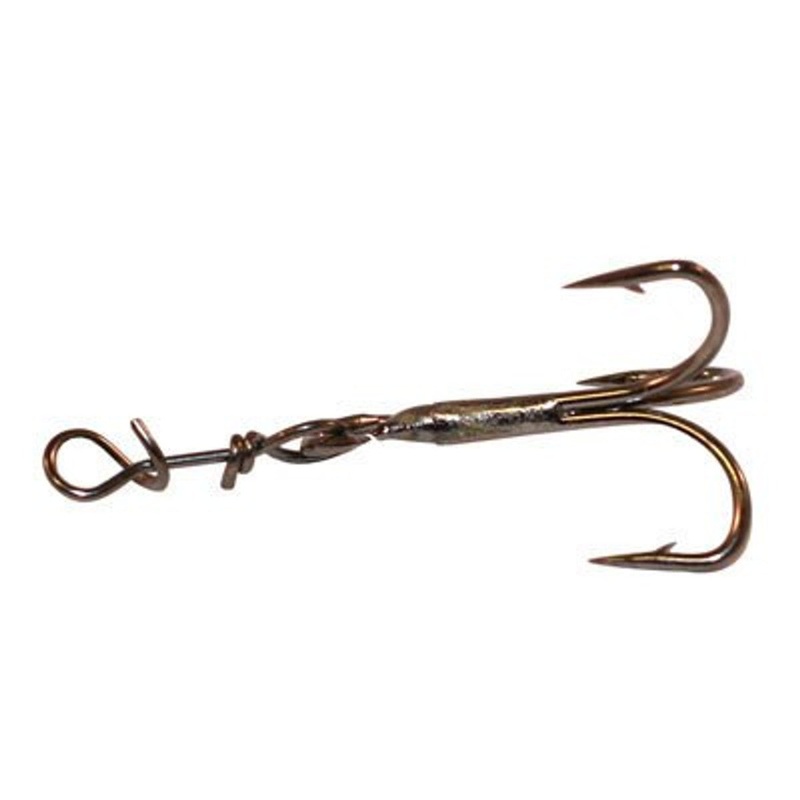 Northland Tackle Minnow Head Hooks Qty 3 Black Nickel