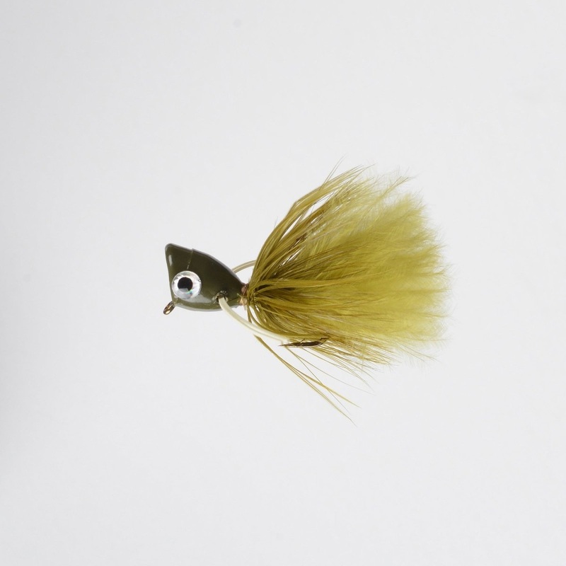 Perfect Hatch Dry Fly Pee Wee Popper #08 Olive