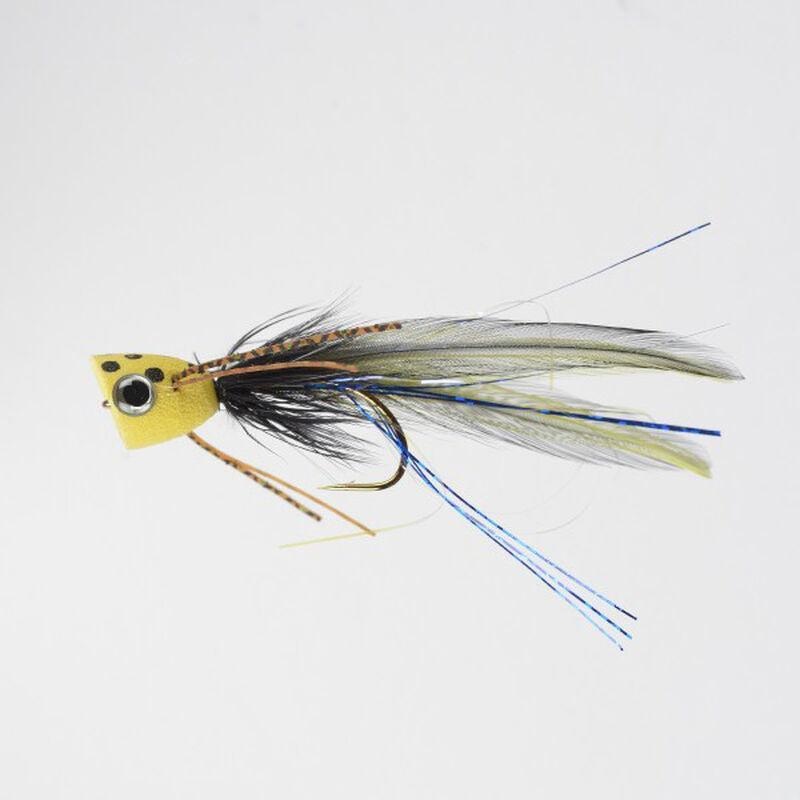 Perfect Hatch Dry Fly Poppin Bug #06 Yellow Black QTY 1