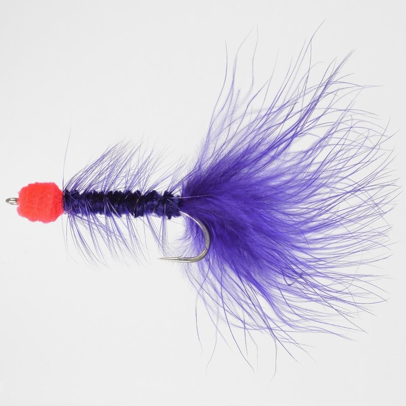 Perfect Hatch Egg Sucking Leech Purple/Red QTY 1