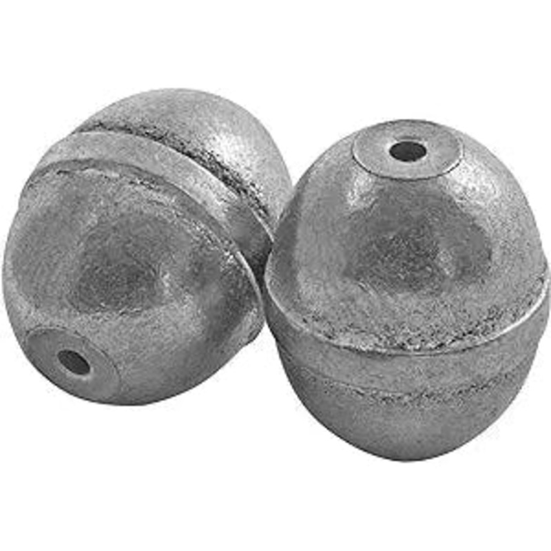 Danielson Egg Casting Steel Sinker 1/8 Oz Qty 14