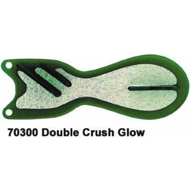 Dreamweaver Spin Doctor Trolling Flasher 10 Emerald Green Double Crush