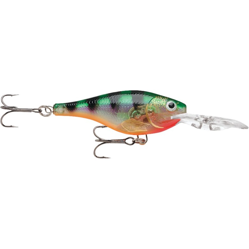 Rapala Glass Shad Rap 2-3/4 7/16 Oz Glass Perch