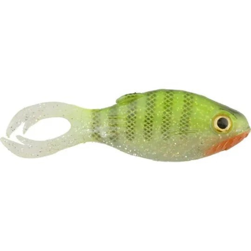 Big Bite Baits Warmouth 3.5 Chartreuse Bluegill Qty 4