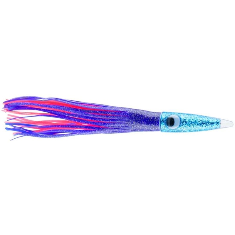 C&H Wahoo Whacker Trolling Lure 11.5 6 Oz Blue/Pink Skirt
