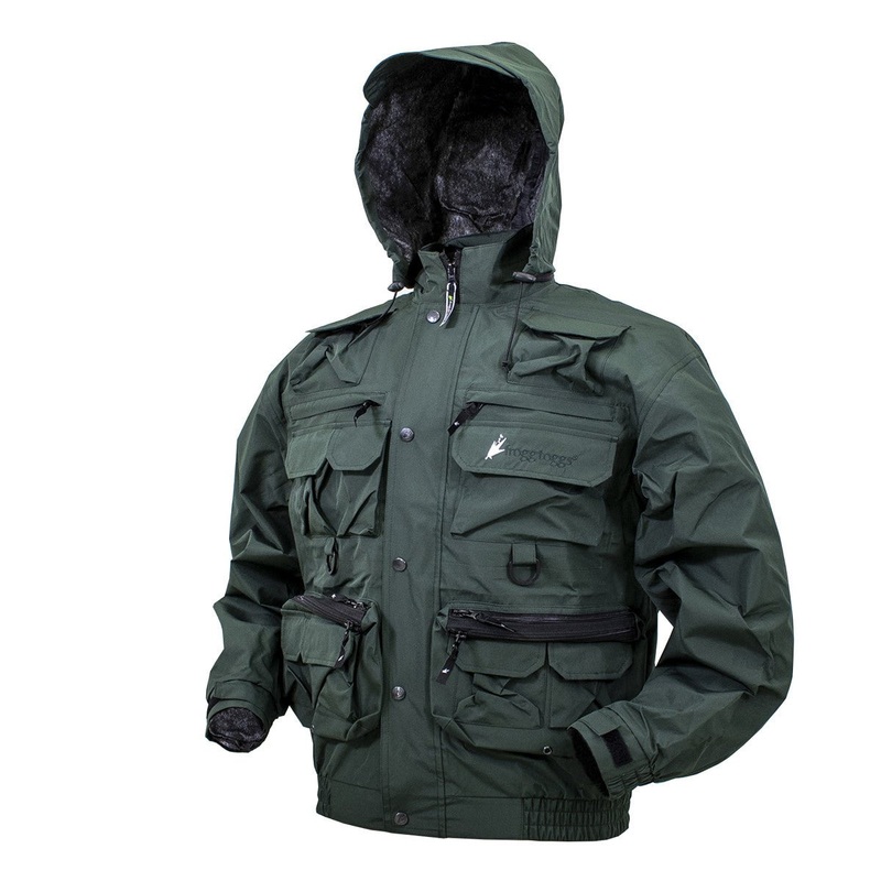 Frogg Toggs Cascade Wading Jacket Small Green