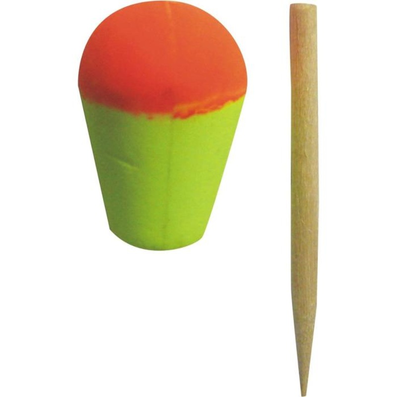 HT Teardrop Styrofloat 5/8 Yellow Qty 6