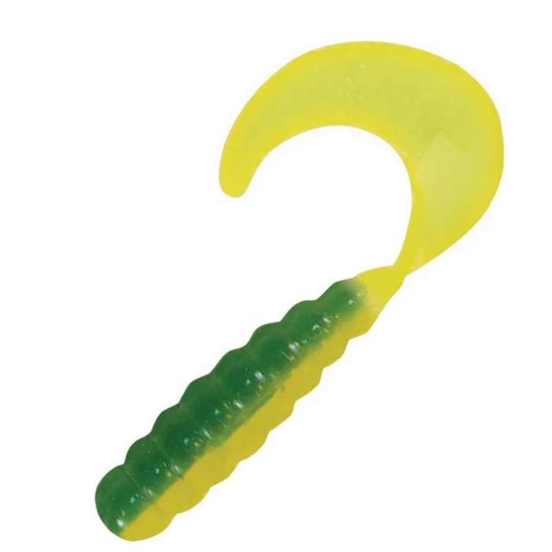 Kalins Triple Threat Grubs 2 Qty 100 Green Hornet