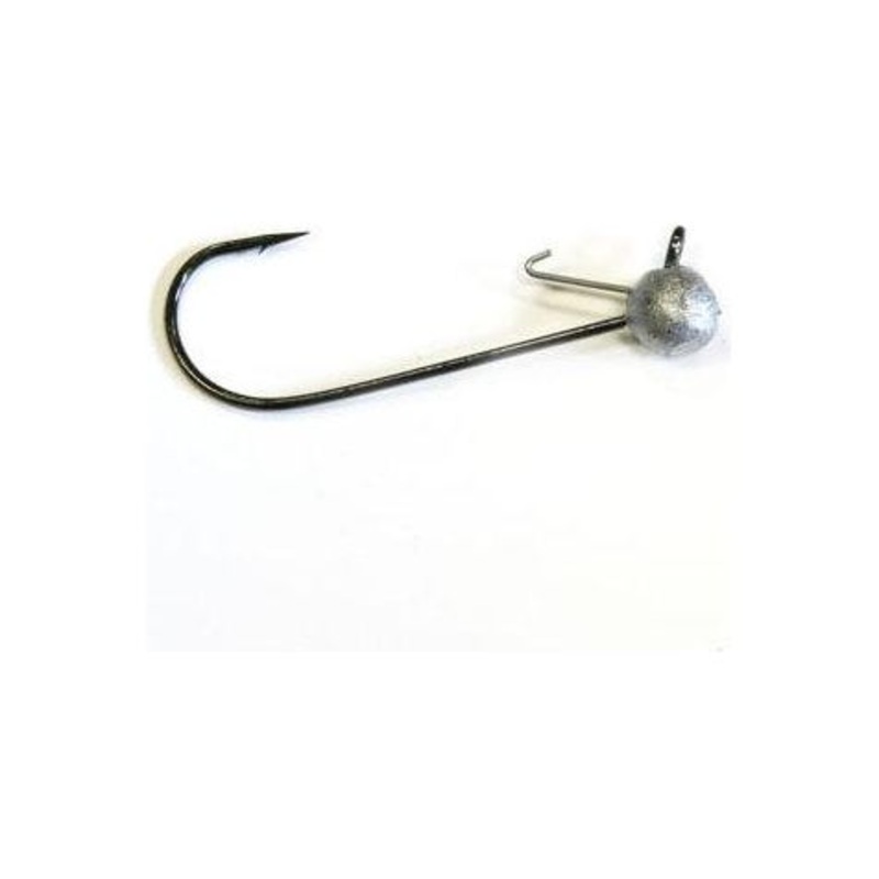 Lunker Lure Shak-EE Head Jig 1/8 Oz Unpainted Qty 4