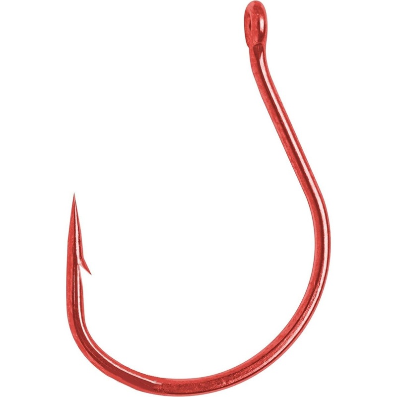 Matzuo Wacky Worm Hooks 2/0 Red QTY 25