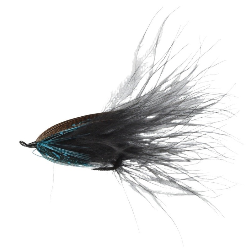 Perfect Hatch Salmon Marabou Spey #02 Black Qty 1
