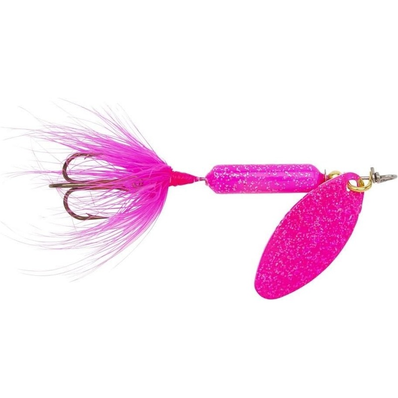 Worden's Original Rooster Tail Spinner 1/2 Oz Glitter Pink