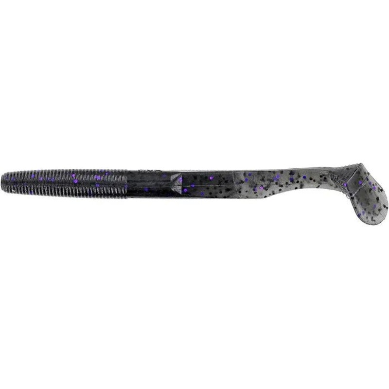 Yamamoto Swimming Senko 5 Smoke W/ Black & Purple Flake Qty 10