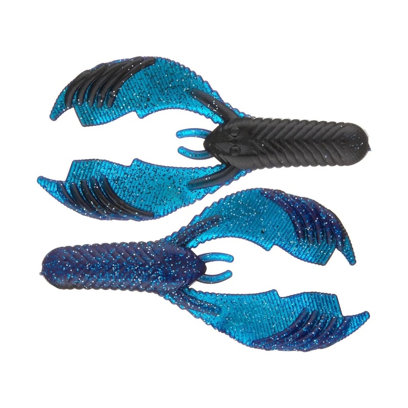 Yum Craw Chunk 2.75 Black Blue Shadow Qty 8