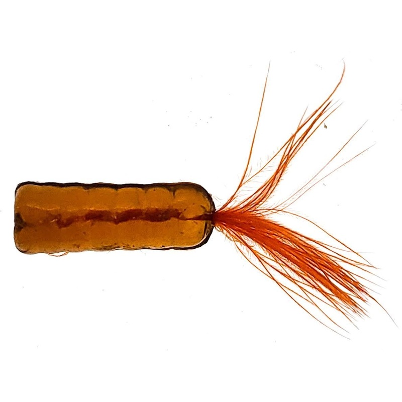 FAS Feathered Grub 3/4 Brown/Orange Qty 45