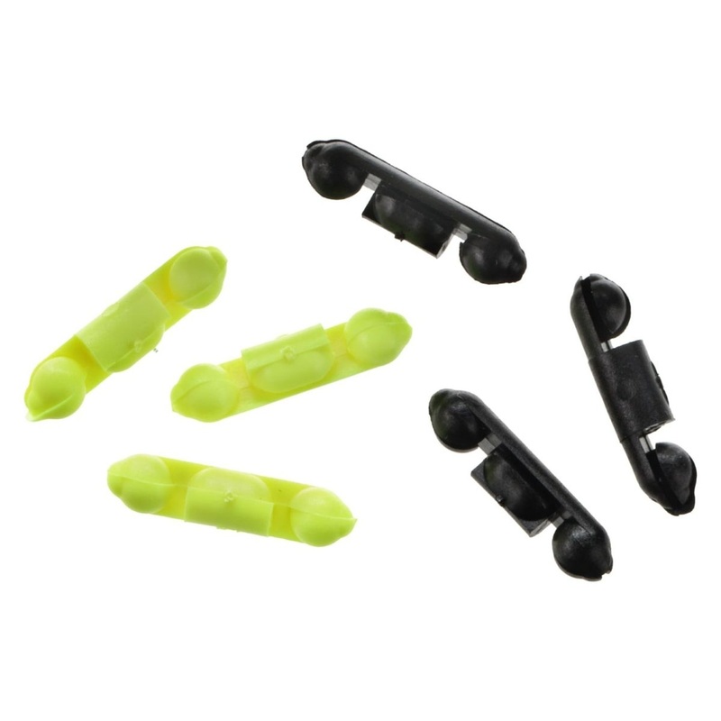 Scotty Auto-Stop Beads For Steel Downrigger Cable Qty 6 Black/Chartreuse