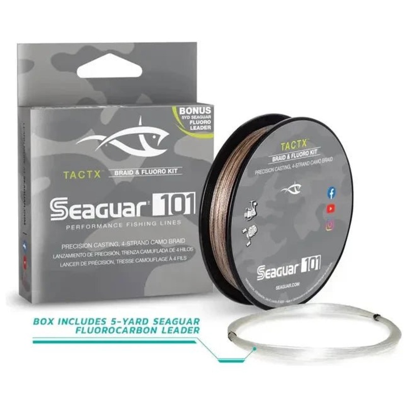 Seaguar 101 Tactx Braid Camo|150 Yds|300 Yds|10Lb|20Lb