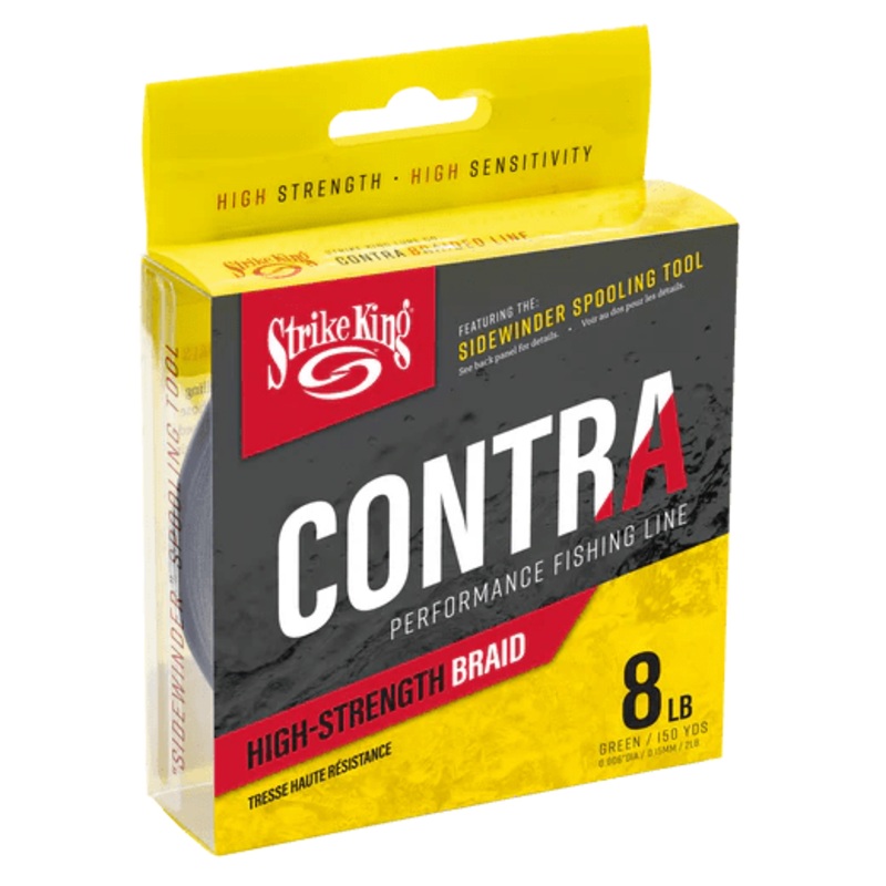 Strike King Contra Braid 8Lb 300 Yds Green