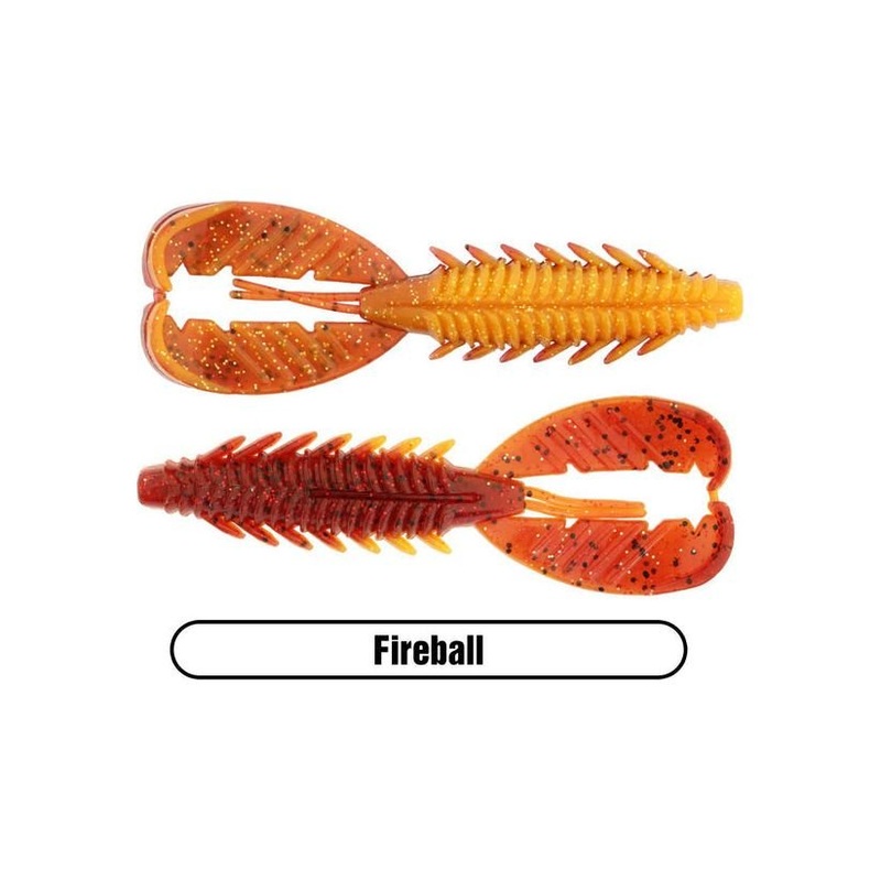 X-Zone Adrenaline Craw 4.25 Fireball Qty 6