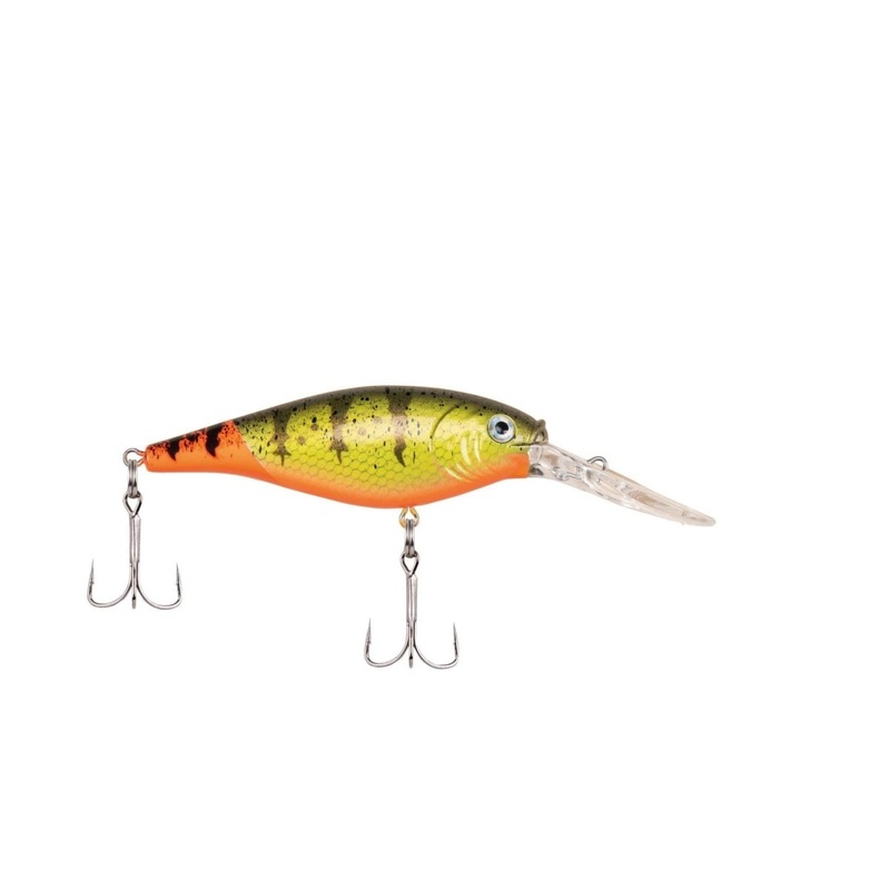 Berkley Flicker Shad #9 3.5 1/2 Oz Firetail Hot Perch