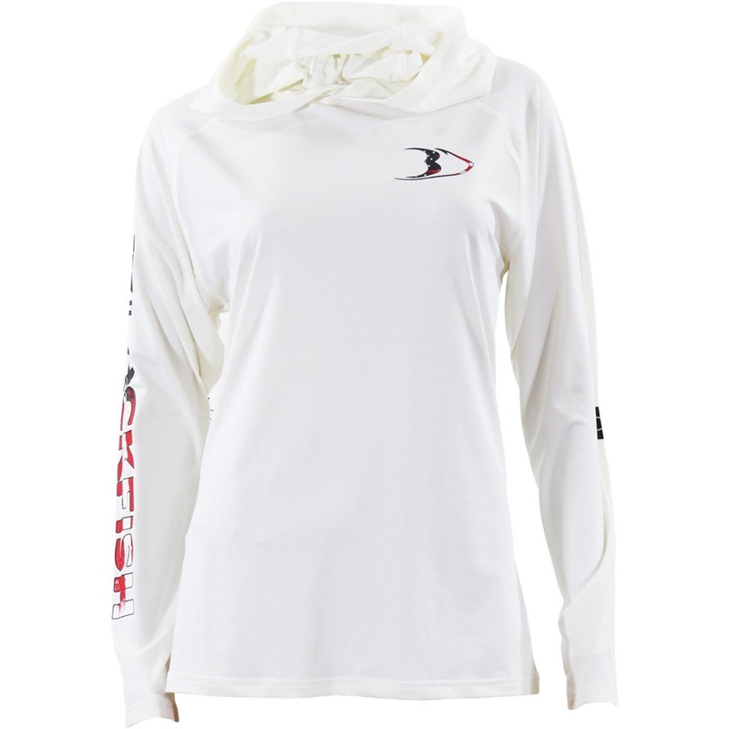 Blackfish Woman's CoolCharge UPF Switft Sun Hoodie Sz Large USA White