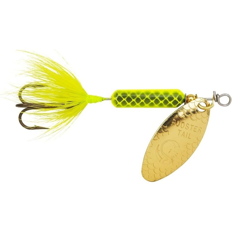 Wordens Rooster Tail In-Line Spinner 2 1/16 Oz Chartreuse