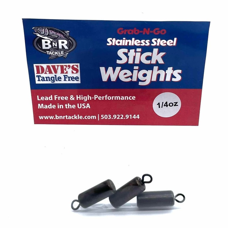 BnR Tackle Steel Stick Weight Qty 3 Black