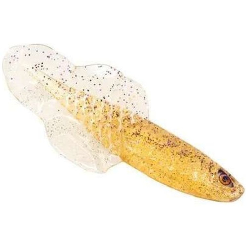 Chasebaits Flacid Shad 3 Gold Shiner Qty 7