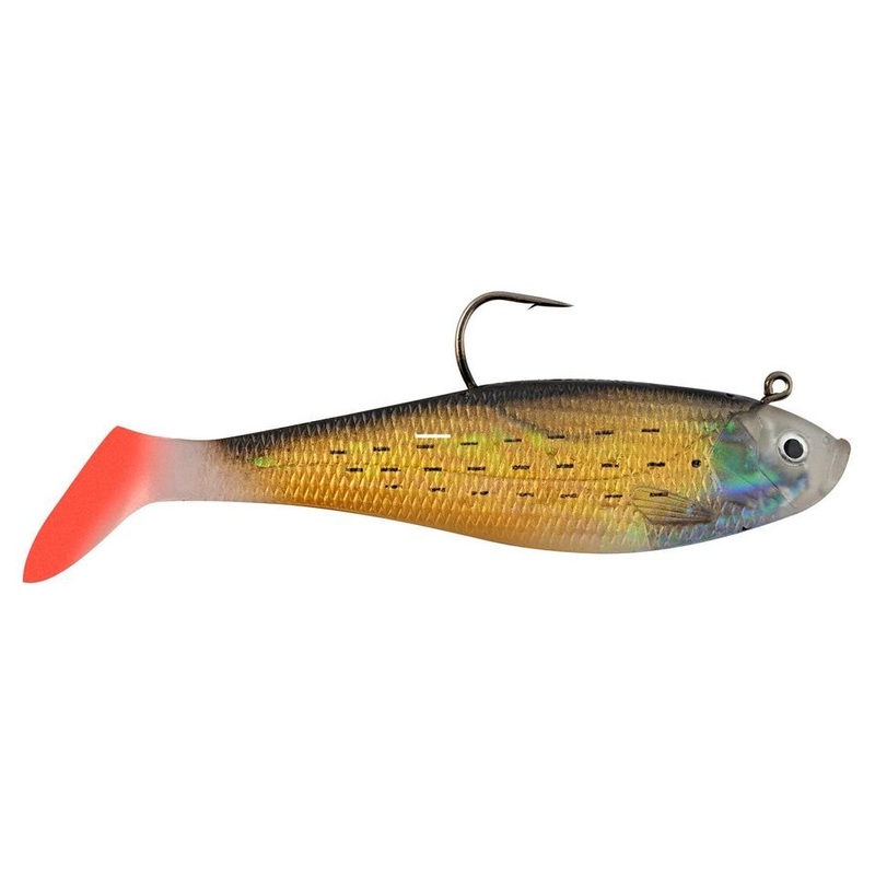 Hurricane Livewire Swim Shad 6 Gold Mullet Qty 2