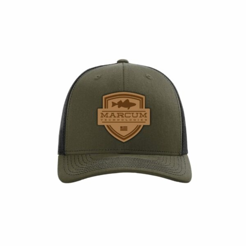 Marcum MTC4 Loden Sheild Trucker Hat Drk Green Black Back