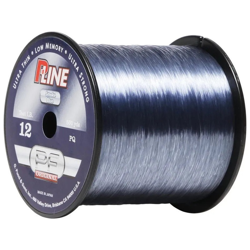 P-Line Original Mono Line Service Spool 4lb 3000yd Smoke Blue