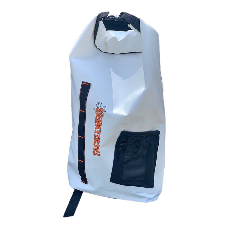 TackleWebs Ultimate Waterproof Marine Backpack 20L White