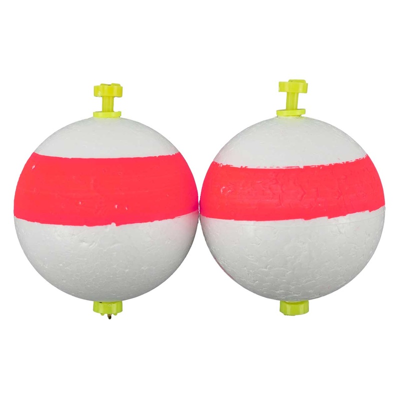 Thill Sphere Foam Floats 2 Qty 2 Red/White