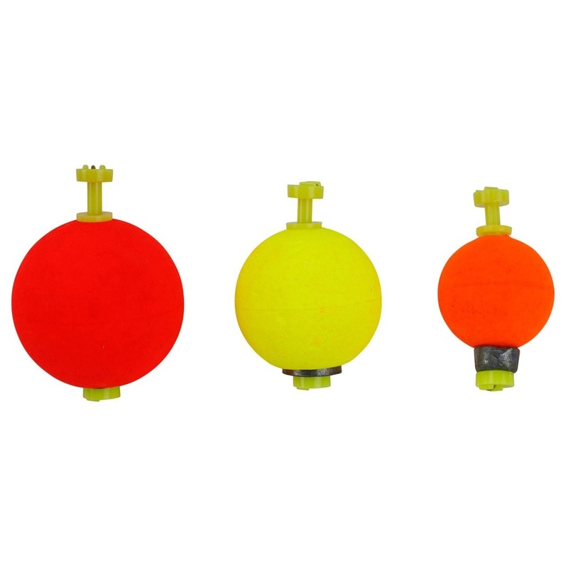 Thill Sphere Weighted Foam Floats Assorted Qty 3