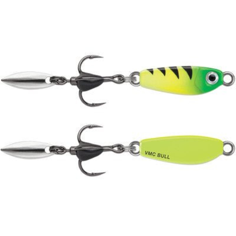 VMC Bull Spoon 1 1/8 Oz Glow Slimy Lime