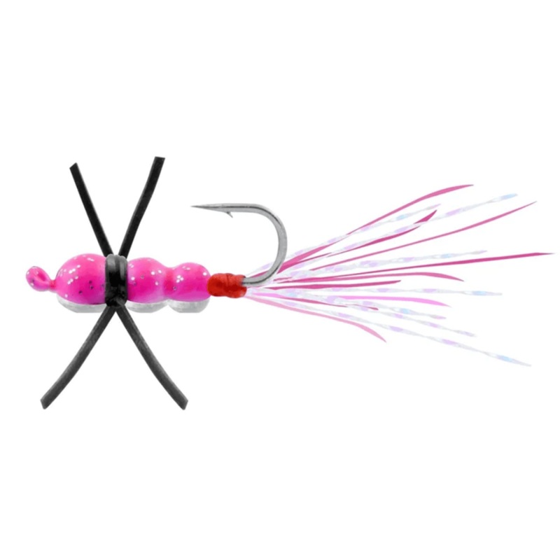 Celsius Tungsten Lil Leggy Jig 1/26 Oz Pink Tiger Qty 1