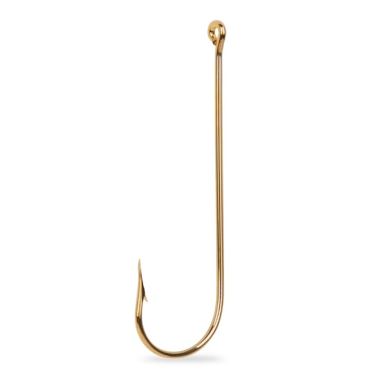 Mustad Aberdeen Hooks Sz 12 Qty 10 Gold