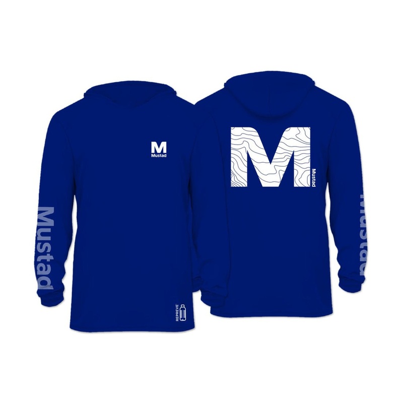 Mustad Solar Shirt W/ Hood Medium Mustad Blue
