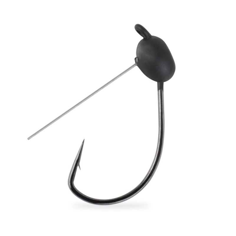 Mustad Wacky Weedless Jig Hooks Qty 3 Matte Black