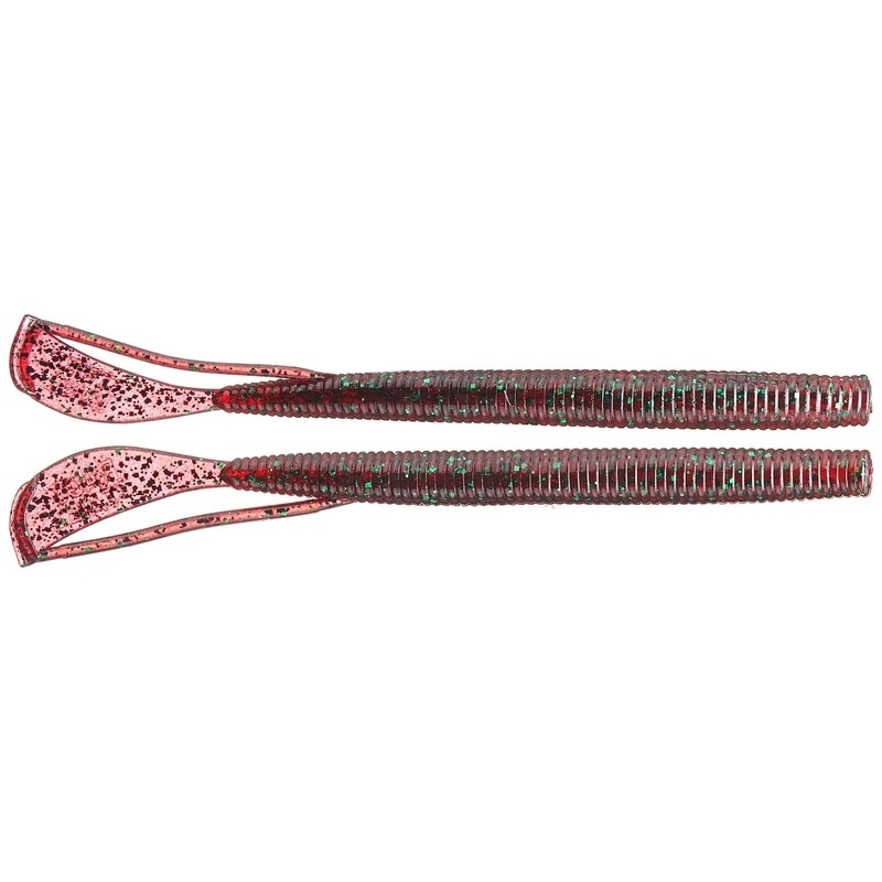 Strike King Rage Tail Cut-R-Worm 6 Red Bug Qty 7