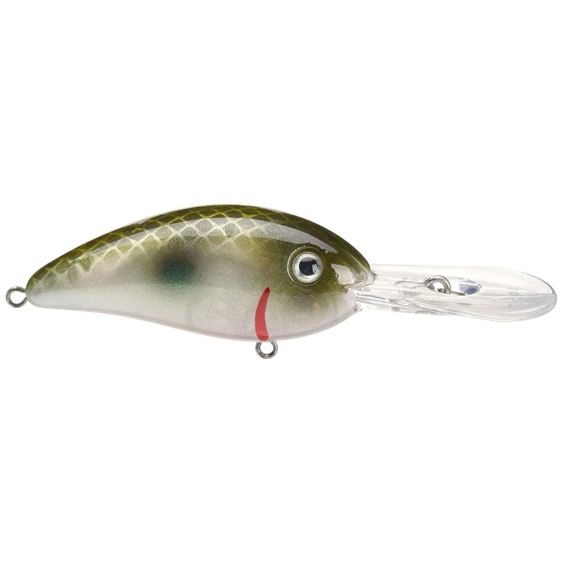 Bomber Lures Fat Free Fry 2 1/4 Oz Green Pearl Shad