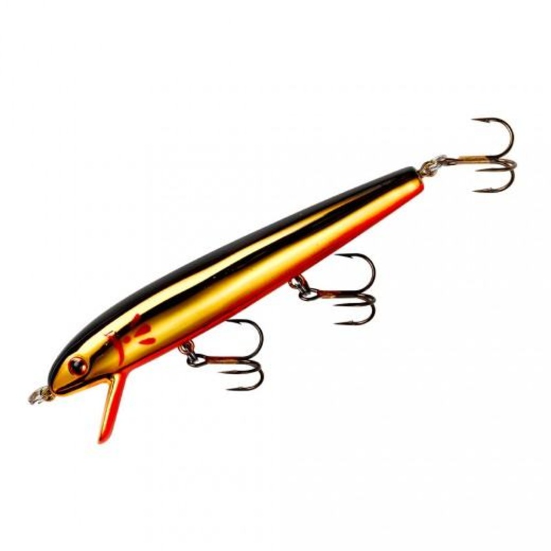 Cotton Cordell Red Fin Shallow Diving Crankbait 4 Gold/Orange Belly