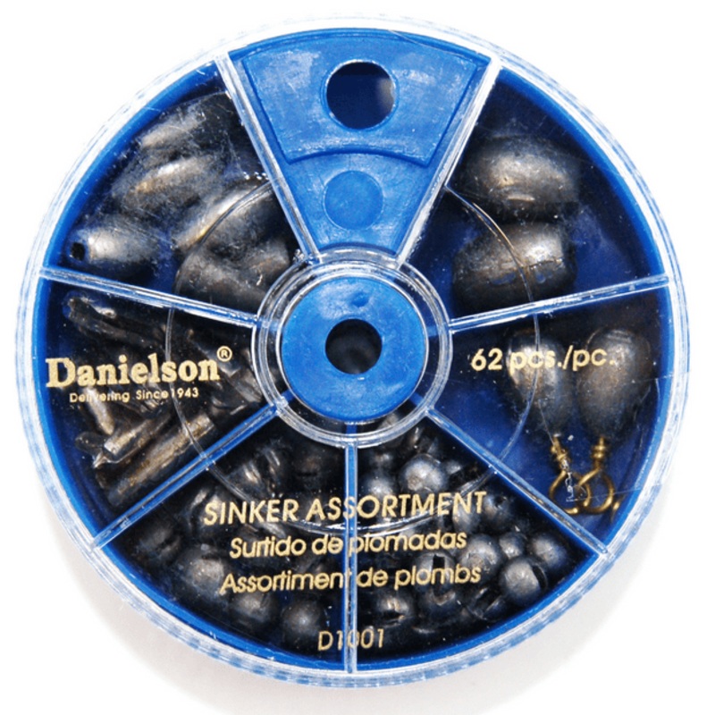Danielson Sinker Dial Box Assortment 62-Pc