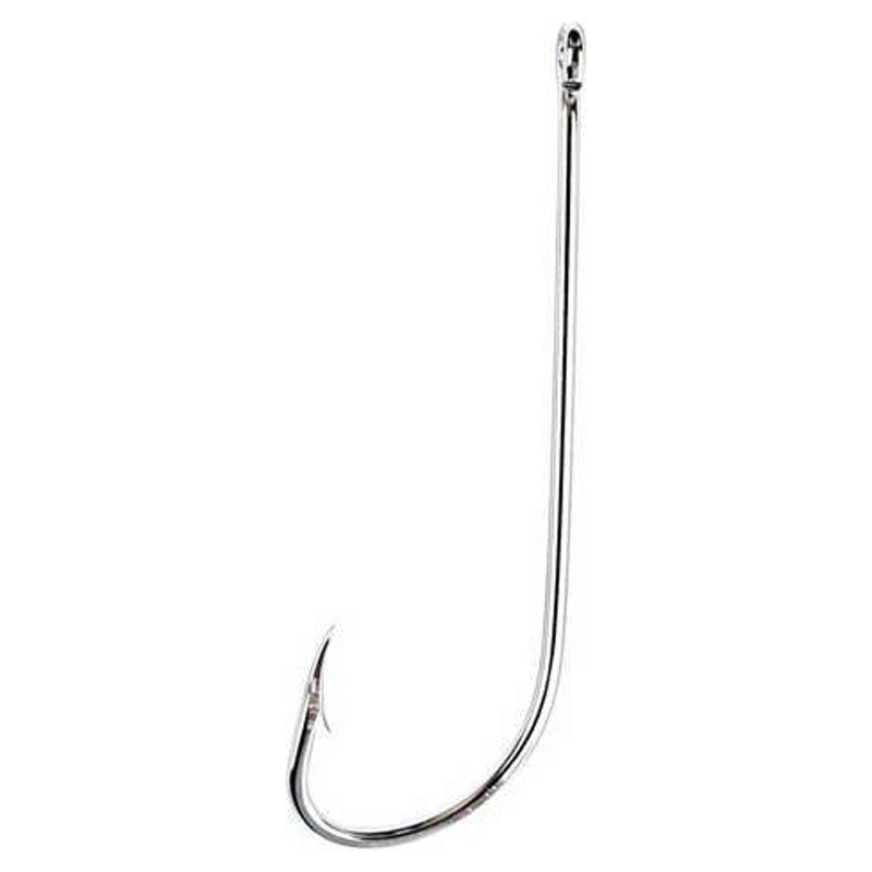Eagle Claw 2X Long Strip/Live Bait Hooks Qty 100 Nickel