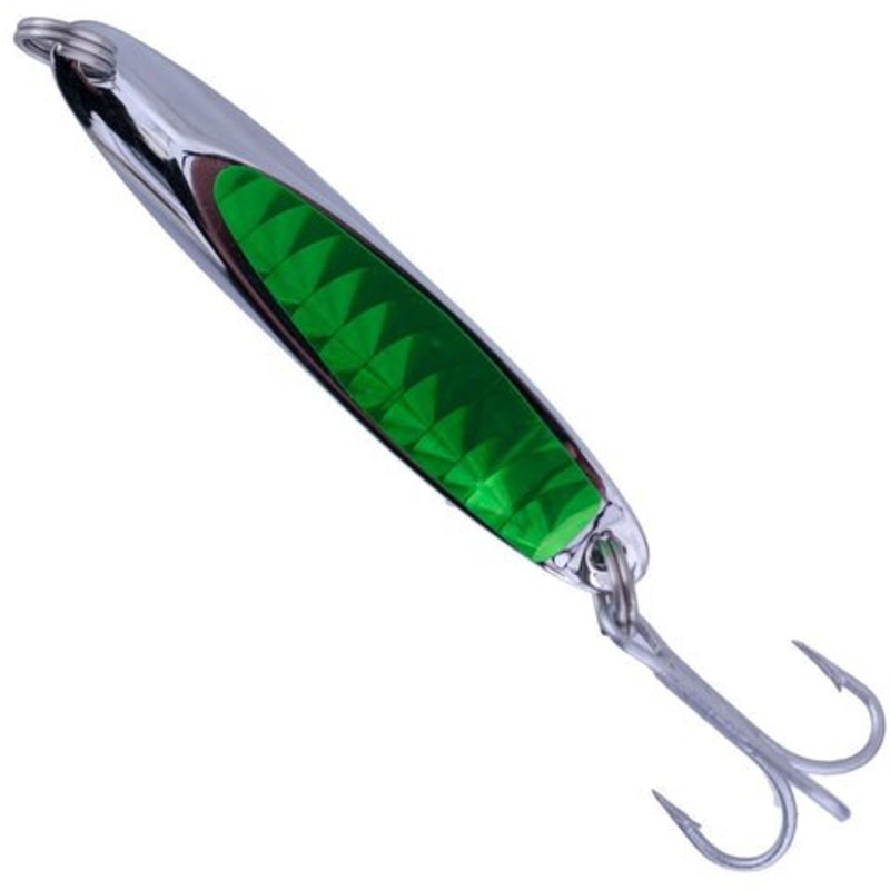 Halco Twisty Spoon 40 1-1/2 Oz Chrome/Green