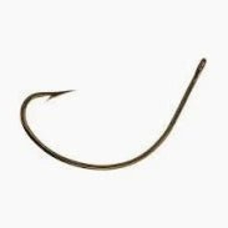 Mustad Wide Gap Hooks 37160-BR Sz 12 Qty 100