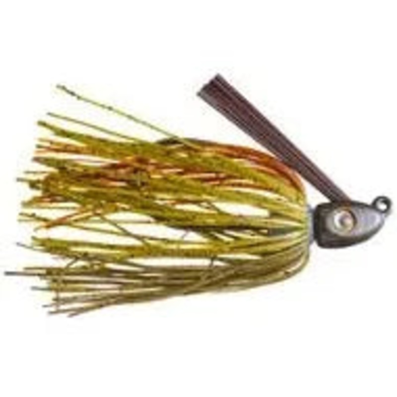 Strike King Hack Attack Heavy Cover Swim Jig 1/4 Oz Green Pumpkin