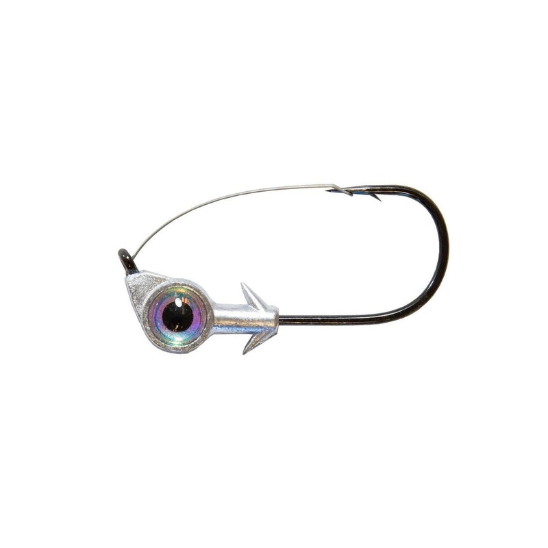 Z-Man Weedless Eye Jig Heads 3/16 Oz Qty 3 Pearl