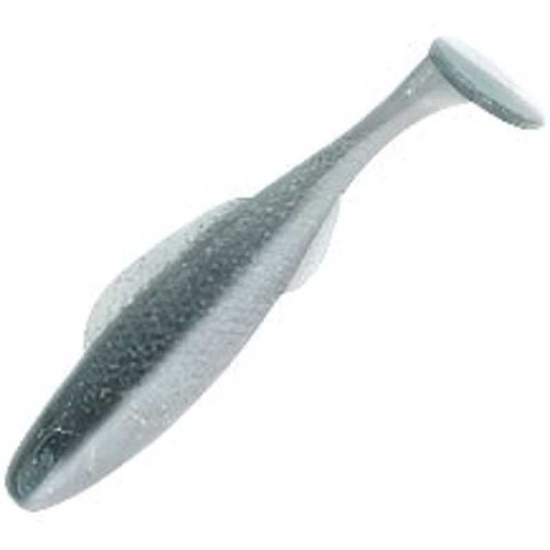 BaitFuel Saltwater Paddle Tail 3 Qty 8 Grey Ghost Magic